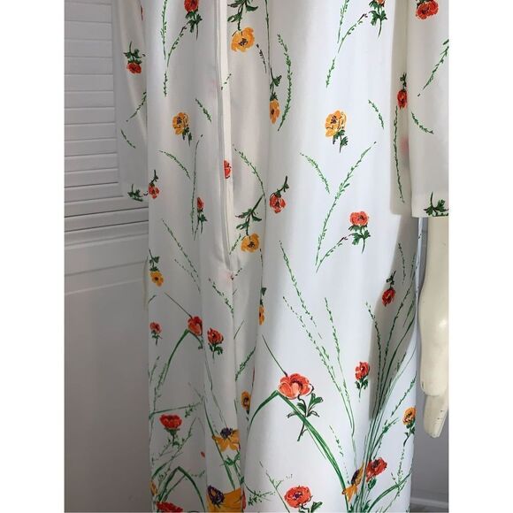 Vintage Floral Pullover Dress Robe LOUNGEES Nightgown - Picture 14 of 16